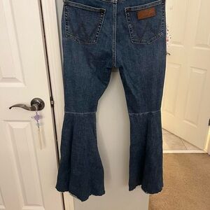 Women's Blue Flared Jeans